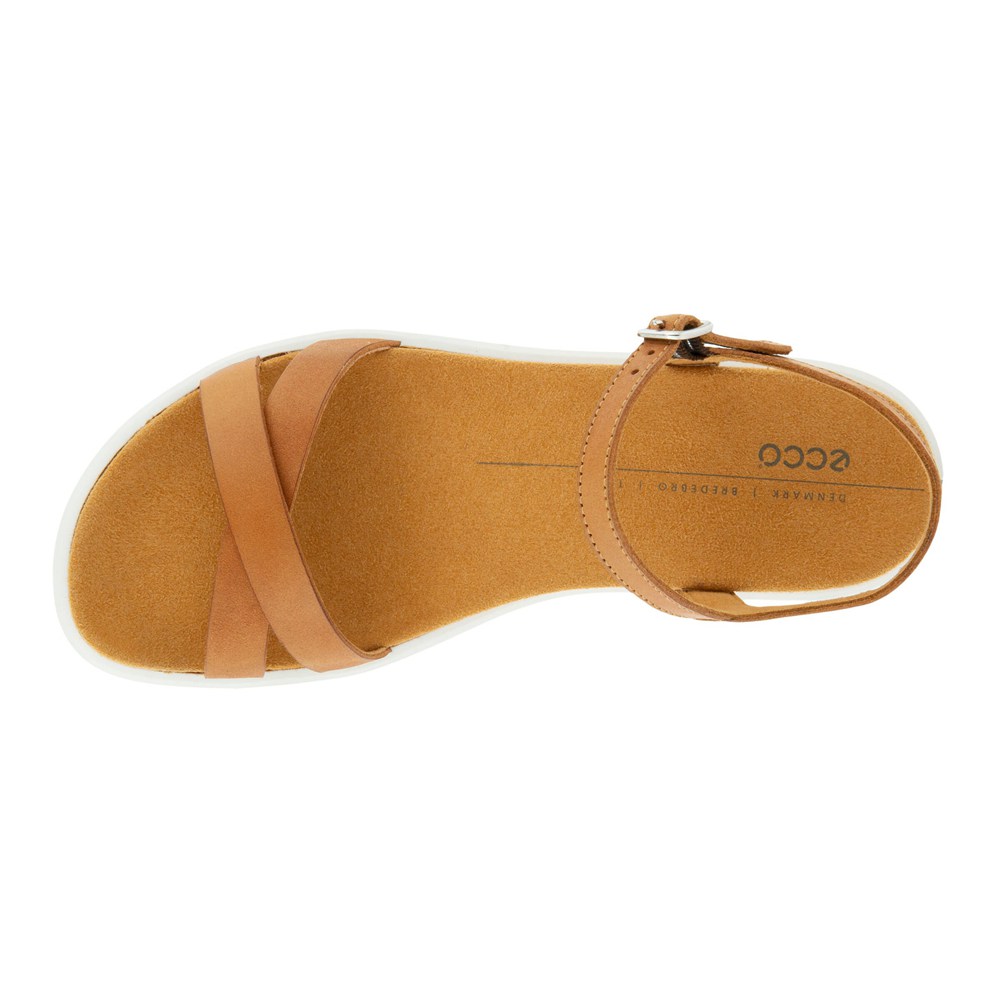 ECCO Womens Sandals Khaki - Yuma Crossover Staps - EXA-184236